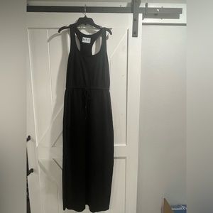 Marc Andrew. razor back black maxi dress. Women’s small